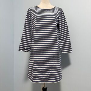 Boden 3/4 Sleeve Striped Cotton‎ Dress Tunic Size 10 R